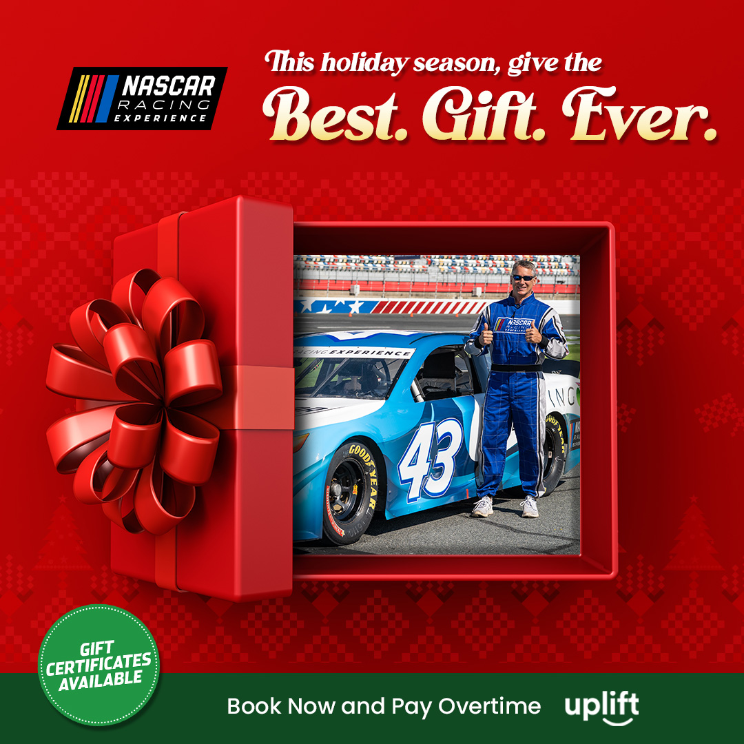 NASCAR Racing Experience Gift NASCAR Racing Experience Holiday Gift
